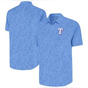 Antigua Texas Rangers  Patterned Casual Shirt